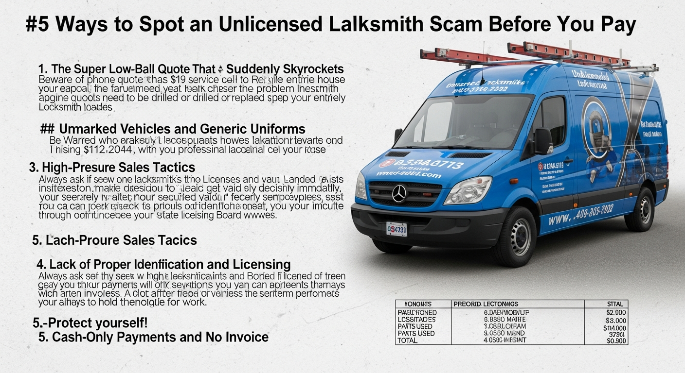 How to Spot an Unlicensed Locksmith Scam Before You Pay — T & Y Keys Rockaway